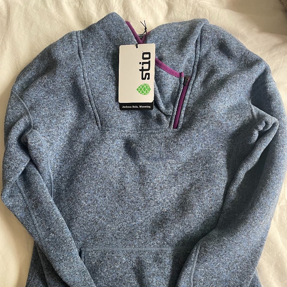 NWT Stio sweetwater fleece hoodie alpine lake M